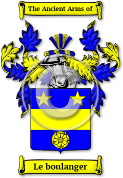 Le boulanger Family Crest Download (jpg) Legacy Series - 150 DPI